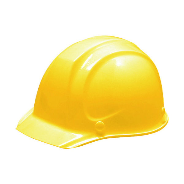 DICプラスチック DIC SYF型ヘルメット 黄 SYF-SYFE-60Y 1個 405-2081（直送品）