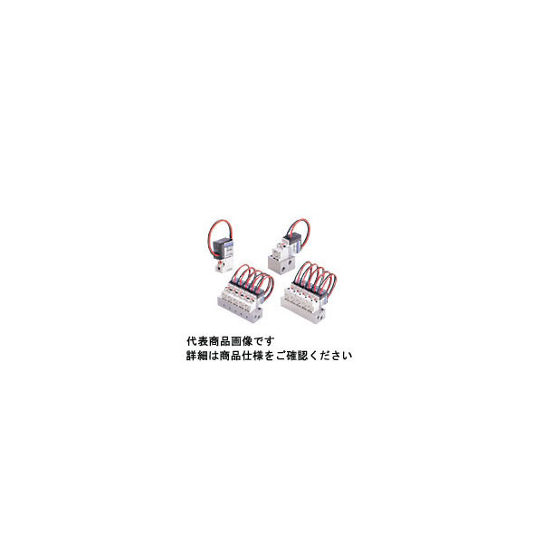 コガネイ 電磁弁G010シリーズ 直動形 サブベース配管 GA010E1-PL-1L DC24V 1セット(2個)（直送品）