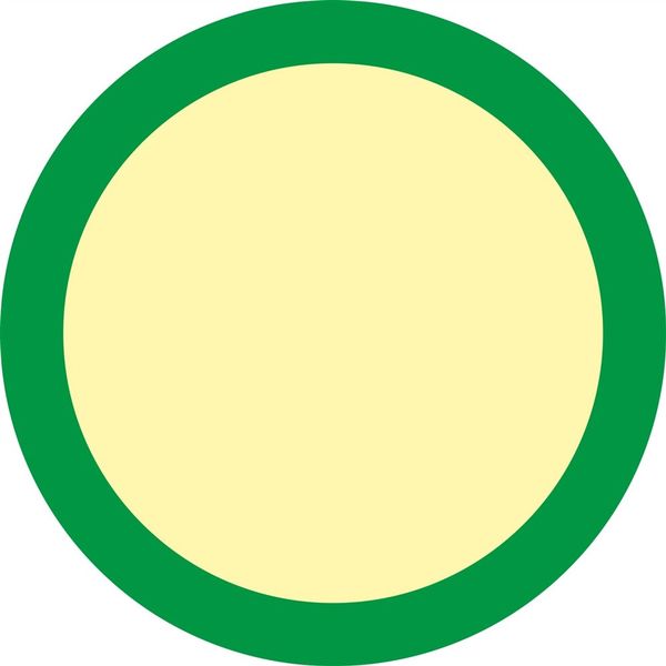 日本緑十字社 床用標識(蓄光) 蓄光 D 10枚1組 069004 1セット(100枚:10枚×10組)（直送品）
