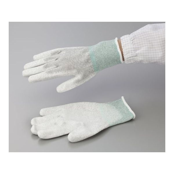 アズワン アズピュア ESD手袋(オーバーロックタイプ) 手の平コート M 10双入 1-2284-13 1袋(10双)（直送品）