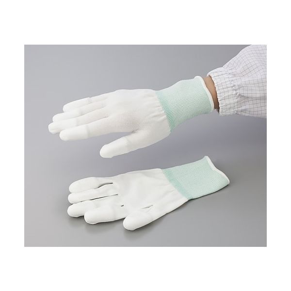 アズワン アズピュア PUコートクール手袋 オーバーロック 指先コート M 大箱 300双入 2-2132-53 1箱(300双)（直送品）