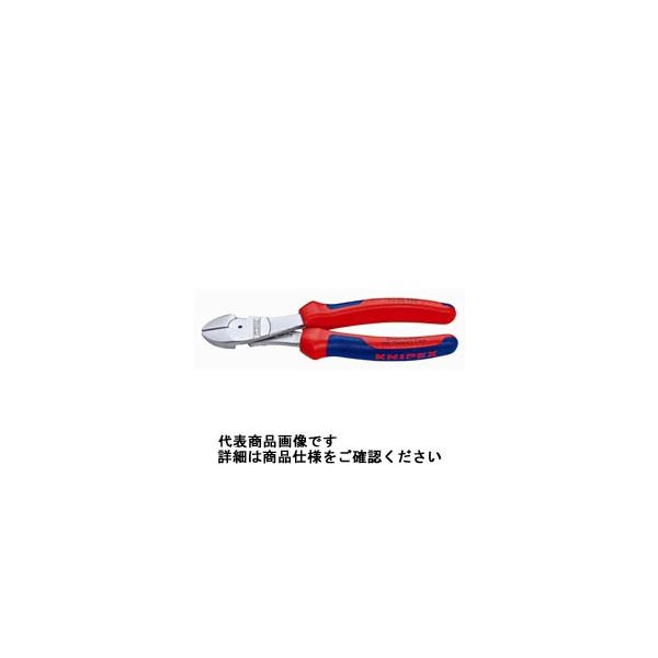 KNIPEX 強力型斜ニッパー(硬線用) 7405ー140 7405-140 1丁（直送品）