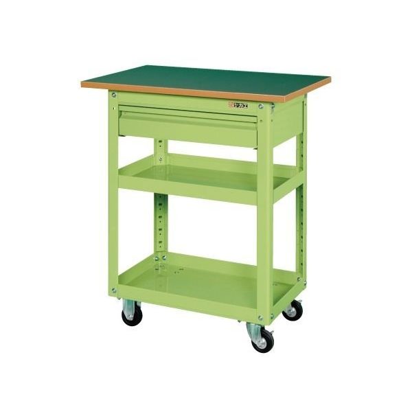 (直送品)サカエ ツーリングワゴン(フットブレーキ付) ASR-13CJKBR サカエ スーパーワゴン（ハンドブレーキ付） EKR-200HBNUI 021978