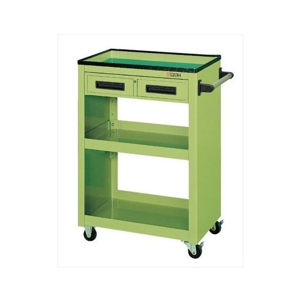 サカエ パネルワゴン(中量タイプ/均等耐荷重150kg/ゴム車/H880mm/移動式) PMWー4C 1台（直送品） 44,038円