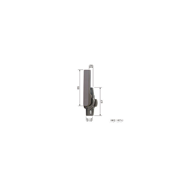 ハイロジック 空掛防止クレセント右大ブロンズG03R-BZLV 00094736-001 1セット（5個）（直送品）