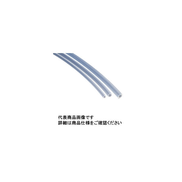 日本ピスコ フッ素樹脂(FEP)チューブ 5M巻 SET0640ー5ーC SET0640-5-C 1セット(2本)（直送品）