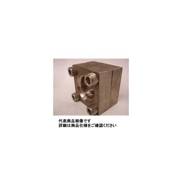 ヤマト特殊鋼 SUS304高圧継手 油圧用210K角フランジ SSF 40A SUS304-SSF-210K-40 1個（直送品）