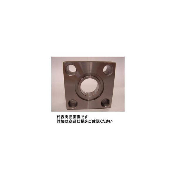 ヤマト特殊鋼 SS400高圧継手 油圧用210K角フランジ SSA 20A SS400-SSA-210K-20 1セット（5個）（直送品）