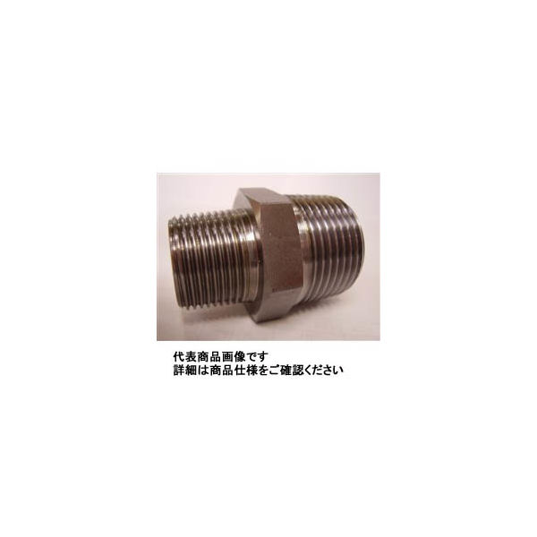 ヤマト特殊鋼 S25C高圧継手 ねじ込み形異径ニップル SRN 40A×20A S25C-SRN-40X20 1セット（5個）（直送品）