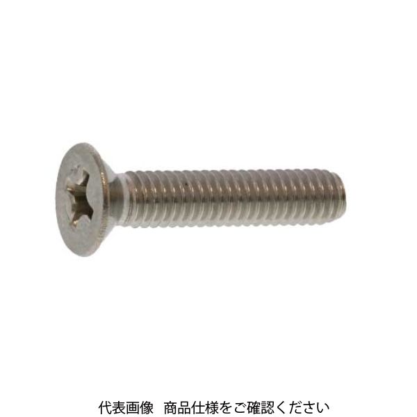 ファスニング J ユニクロ 鉄(+)皿小ねじ 5 X 80 000000010050080001 1箱(200個)（直送品） 5,562円