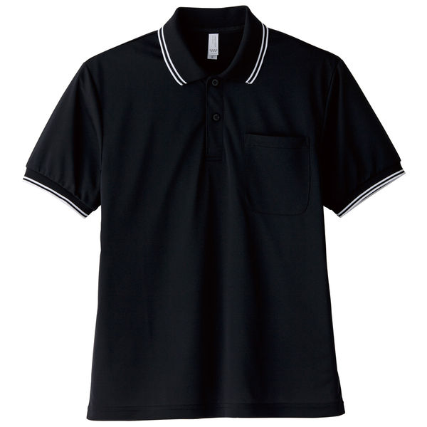 ボンマックス ポロシャツ（ユニセックス） ブラック LL MS3112-16（直送品）