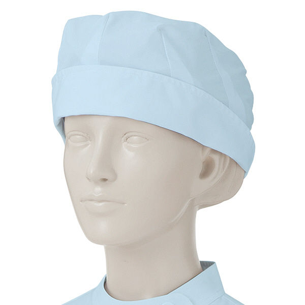 ＫＡＺＥＮ 補助看護帽子（2枚入） 180-31 サックスブルー（水色） フリーサイズ 医療介護現場向け雑貨 　（直送品）