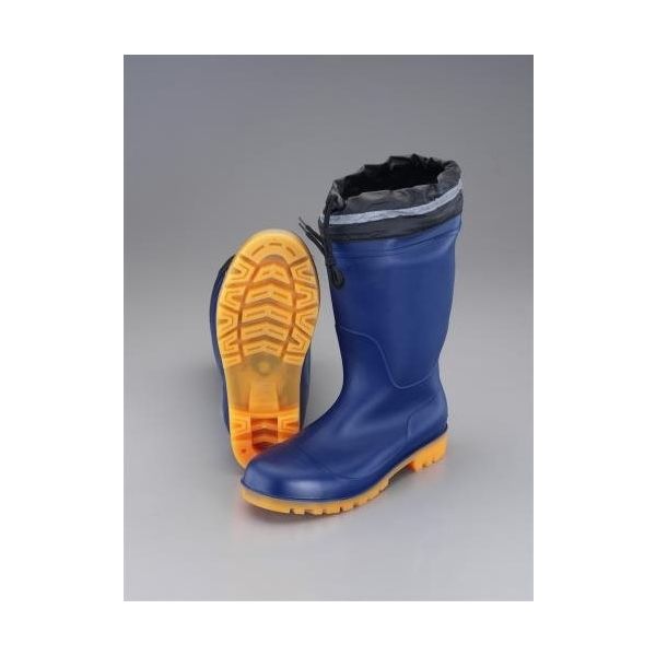 エスコ 24.5cm 安全長靴(踏抜き防止/耐油底) EA998RV-24.5 1セット(2足)（直送品）