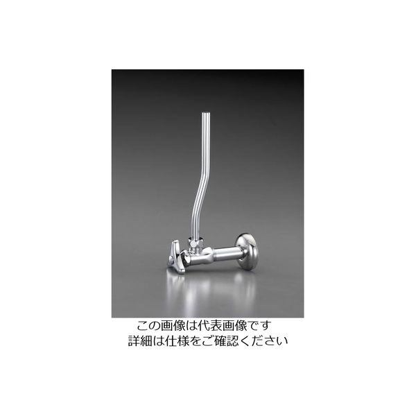 エスコ R1/2” アングル型止水栓(200mm給水管付) EA468BN-31 1セット(2個)（直送品）