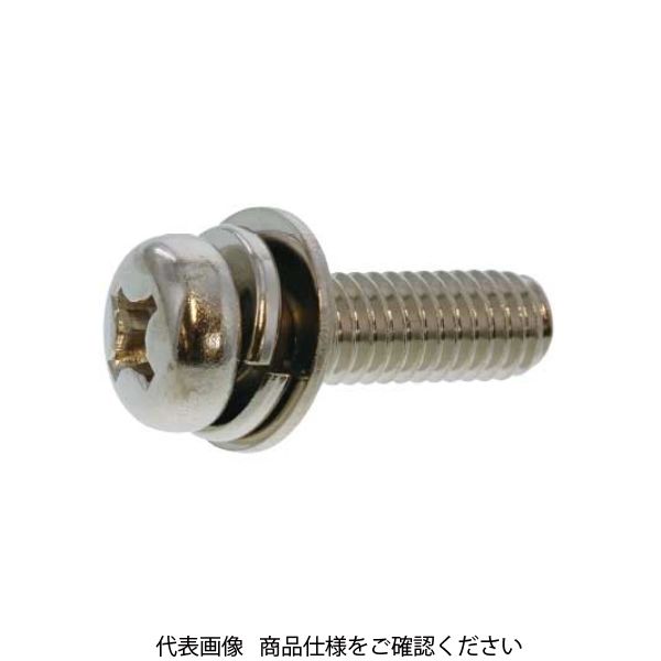 ユニクロ 鉄(+)ナベ P=3(SW+JIS W組込) 2 X 4 100000030020004001 1箱(4000個)（直送品） 9,272円