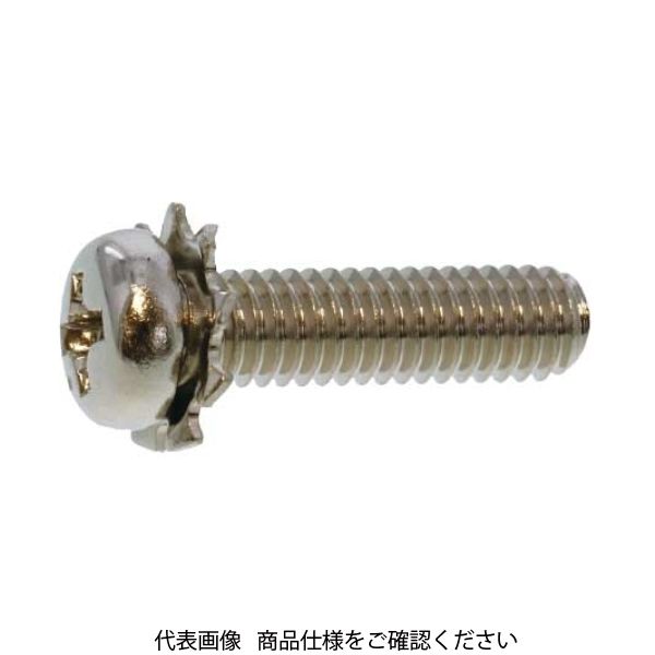 ファスニング J ニッケル 黄銅（+）ナベ LO＝2（外歯W組込） 3 X 10 100100220030010005 1箱（2000個）（直送品） 28,928円