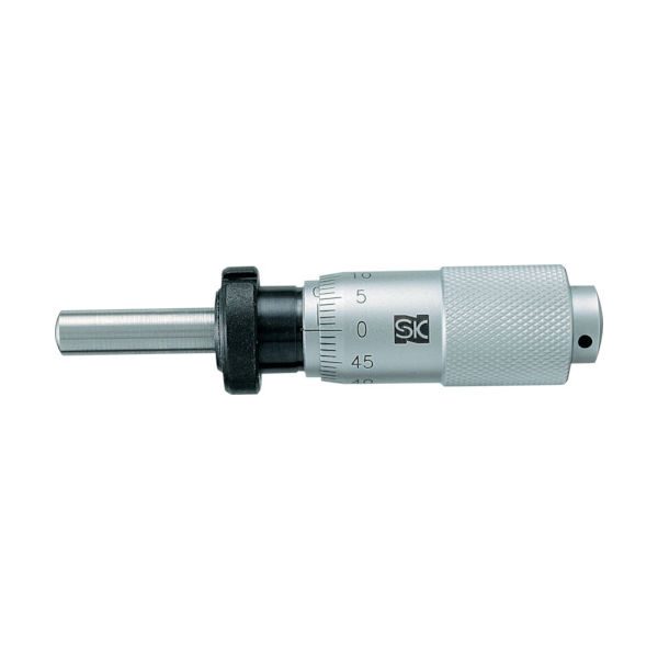 新潟精機 SK マイクロメータヘッド 測定範囲0~13mm ナット付ステム 先端球面 1012-350 1台(1個) 377-4660（直送品）