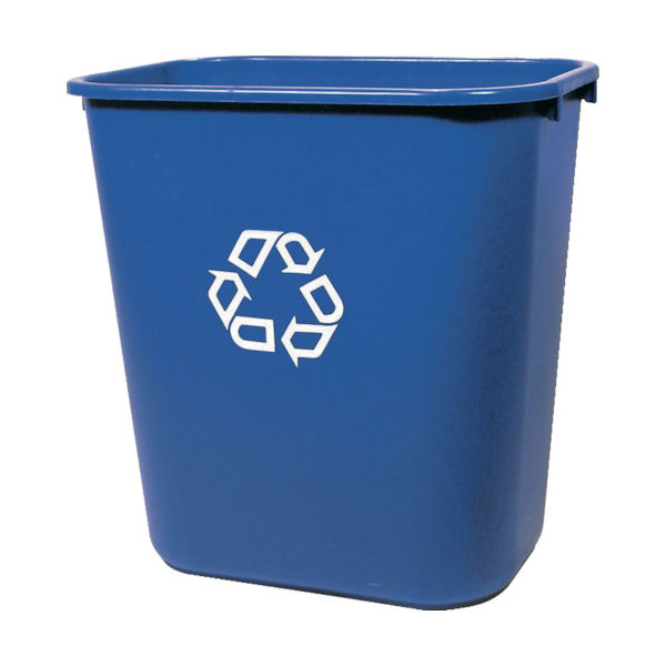 ニューウェルブランズ・ジャパン エレクター ゴミ箱 デスクサイドコンテナ(L) ブルー 容量39.0L 2957-73 1個（直送品）