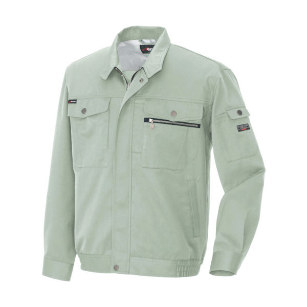 アイトス スタンダード 長袖ブルゾン アースグリーン M AZ-3201-005-M 1着 449-0533（直送品）