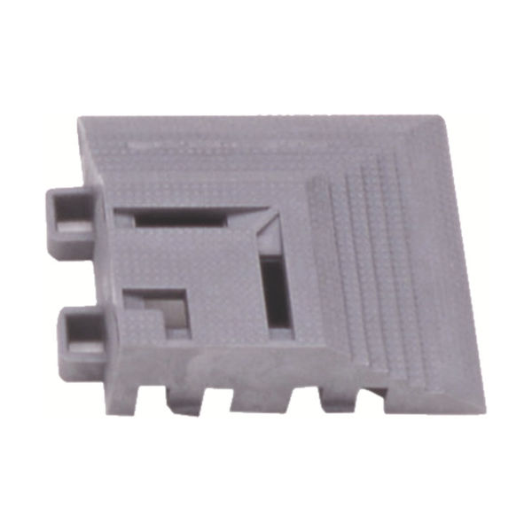 ミヅシマ工業 ミヅシマ クロスラインマットエース コーナー グレー 420-0370 1個 445-3417（直送品）