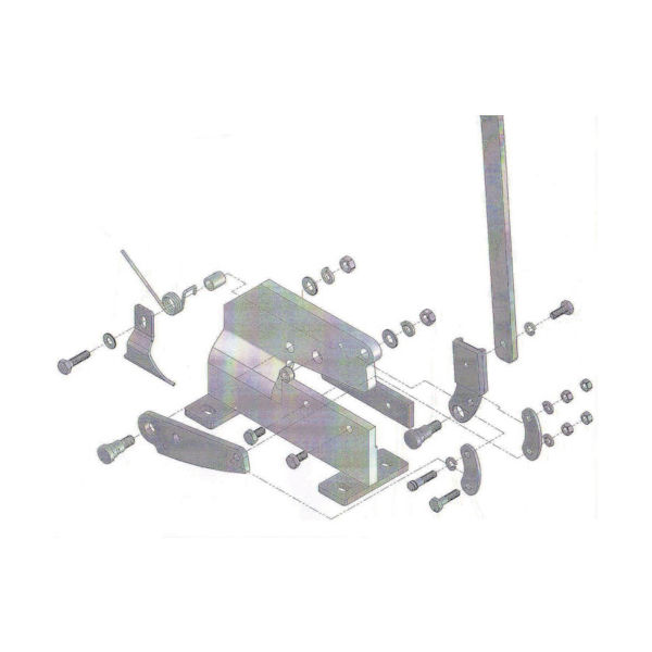 トラスコ中山 TRUSCO 板金用切断機レバーシャPー1用部品 NO.15六角ボルト P1015 1個 450-7428（直送品）