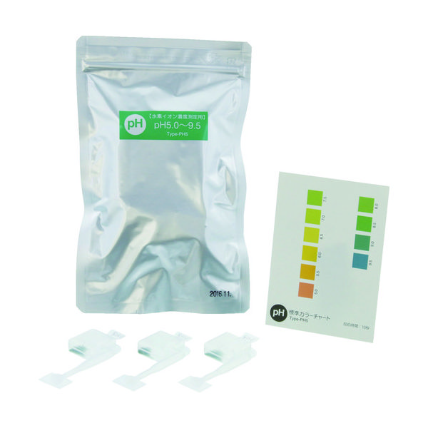柴田科学 SIBATA 簡易水質検査キット シンプルパック pH5 48入 080520-302 1箱 445-1163（直送品）