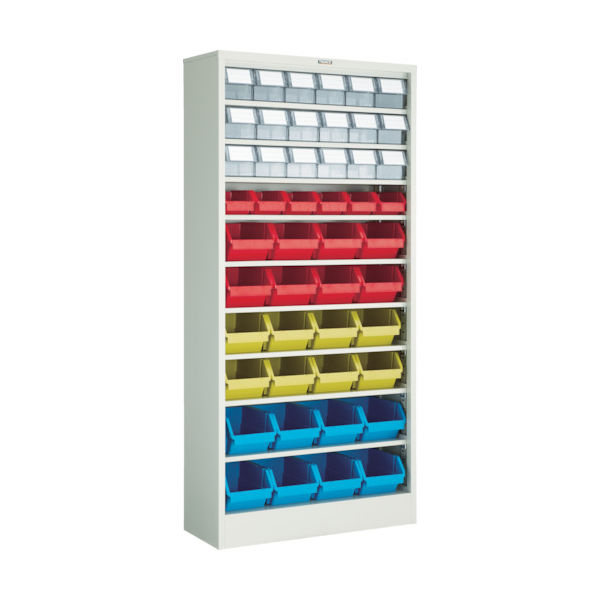 トラスコ中山 TRUSCO コンテナラックケース バンラックケース M型 コンテナ入 H1790 609M-D 1台 440-7903（直送品）