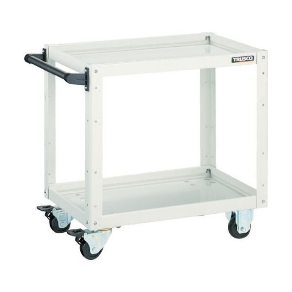 トラスコ中山 TRUSCO ツールワゴン イーグルワゴン 600X400XH600 ウレタン車輪 ホワイト EGW-662U-W 1台（直送品）
