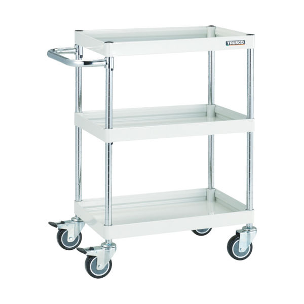 トラスコ中山 TRUSCO ツールワゴン ファルコンワゴン 900×600 ウレタン車輪 ヤンググリーン FAW-993U-YG 1台（直送品）