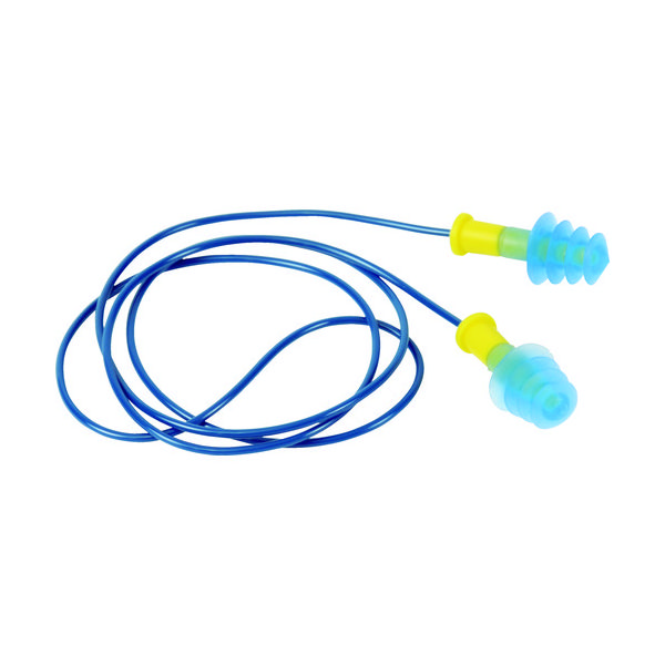 トラスコ中山 TRUSCO 耳栓 コード付 4段フランジタイプ 26dB TEK-26H 1セット(1組) 445-5762（直送品）