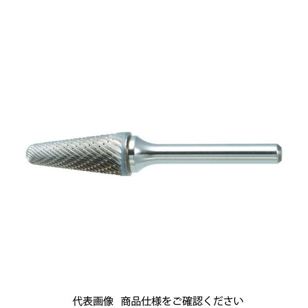 トラスコ中山 TRUSCO 超硬バー テーパー先丸型 Φ19X刃長38X軸6 ダブルカット TB7C190 1本 436-5305（直送品）