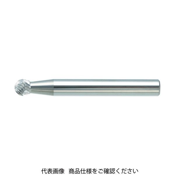 トラスコ中山 TRUSCO 超硬バー 球型 φ5X刃長4.5X軸6 ダブルカット TB8C050 1本 436-5411（直送品）