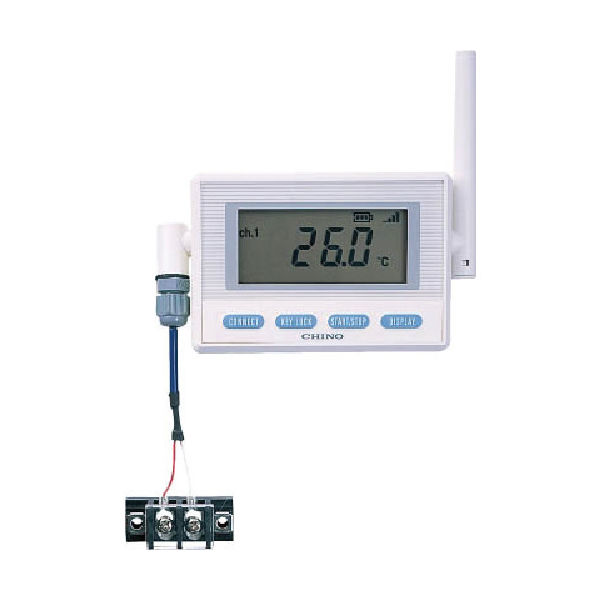 チノー CHINO 温湿度センサ熱電対モデル(専用バッテリ・T熱電対) MD8203-T00 1個(1台) 449-5098（直送品）