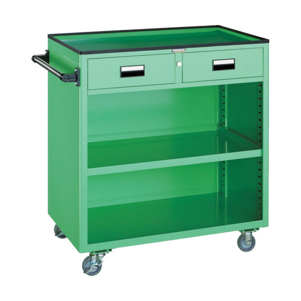 トラスコ中山 TRUSCO ツールワゴン 800X500XH880 引出・幕板付 YG NTS-404N-YG 1台 440-8357（直送品）