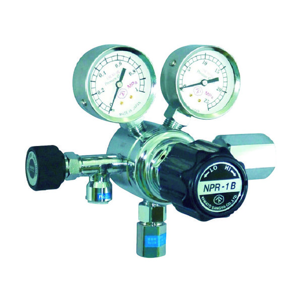 ヤマト産業 ヤマト 分析機用圧力調整器 NPRー1B NPR-1B-R-11N01-2210-F 1個(1台) 434-4847（直送品）