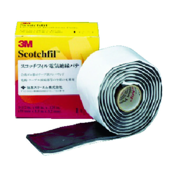 スリーエム ジャパン 3M スコッチフィル 電気絶縁パテ 38mmX1.5m S/FIL 1巻 441-7097（直送品）