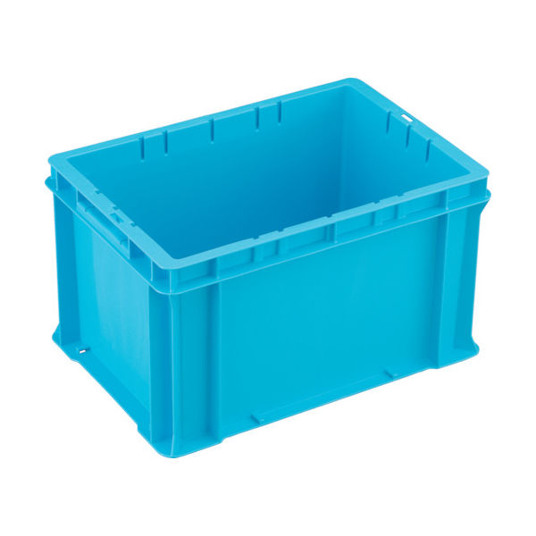 トラスコ中山 TRUSCO F型エコキャップ再生コンテナ 21L ライトブルー F-3EC-LB 1個 432-9716（直送品）