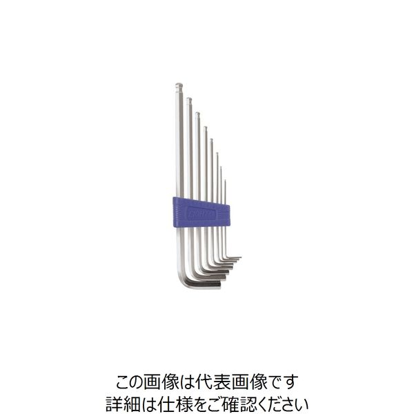 エイト 六角棒スパナ ボールポイント エキストラロング セット BHS-8 1セット 432-8086（直送品）