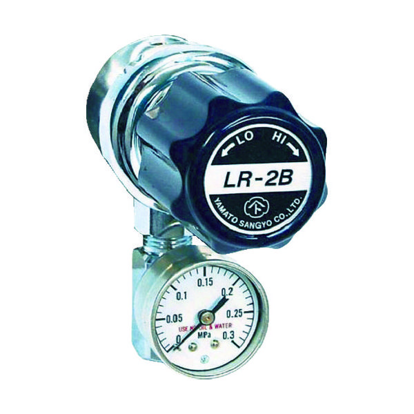 ヤマト産業 ヤマト 分析機用ライン圧力調整器 LR-2B L9タイプ LR2BRL9TRC 1台 434-4651（直送品）
