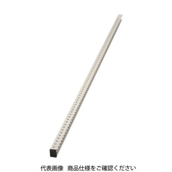トラスコ中山 TRUSCO スチール製軽中量ボルトレス棚用支柱 M1.5型 H2400用 ネオグレー M1.5-8H NG 1本(1個)（直送品）
