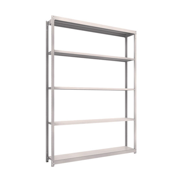 TRUSCO スチールラック M1.5型軽中量棚 1760X295XH2400 5段単体 ネオグレー M1.5-8635 NG（直送品）