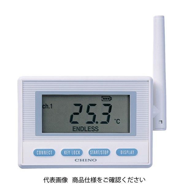 チノー CHINO 監視機能付き無線ロガー 送信器 サーミスタ内蔵モデル(AC電源) MD8100-N00 1個(1台) 449-4903（直送品）