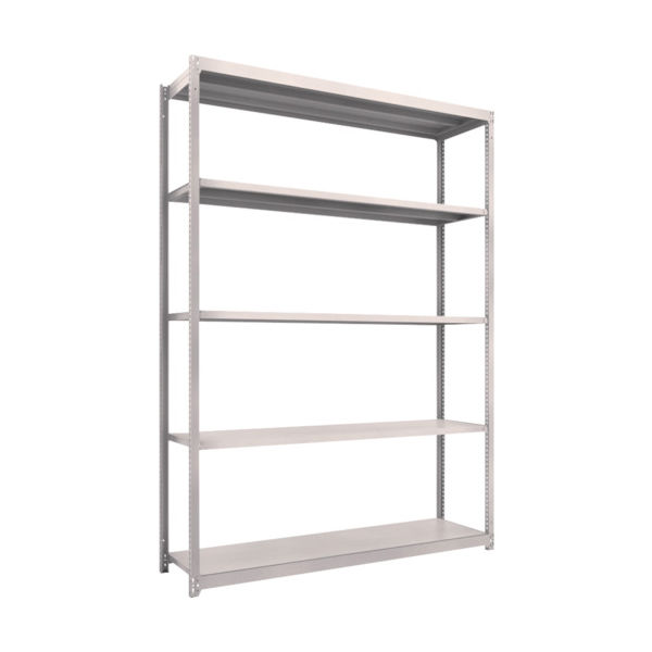 TRUSCO スチールラック M1.5型軽中量棚 1760X445XH2400 5段単体 ネオグレー M1.5-8645 NG（直送品）