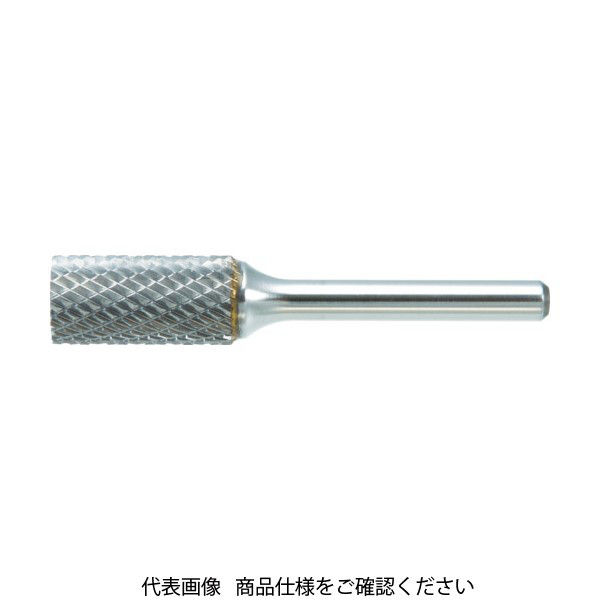 トラスコ中山 TRUSCO 超硬バー 円筒型エンド刃 Φ16X刃長25X軸6 ダブルカット TB1C160E 1本 436-3825（直送品）