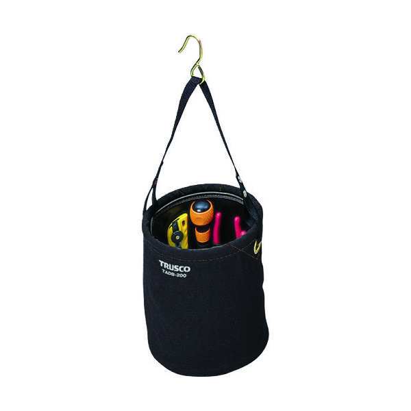 トラスコ中山 TRUSCO アタッチメント付電工バケツ Φ200X230 TADB-200 1個 449-9263（直送品）