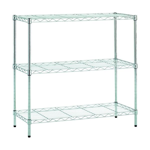 トラスコ中山 TRUSCO ステンレス製メッシュラック 800X350XH830 3段 TSM19-3333 1台(1個) 454-0468（直送品）