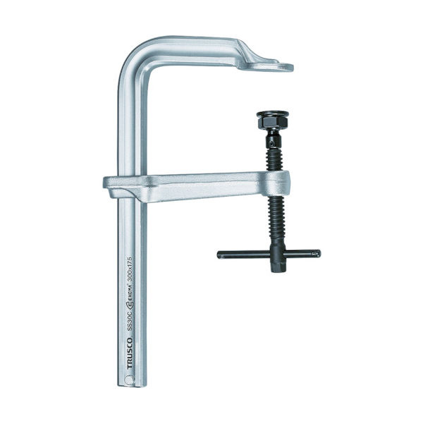 トラスコ中山 TRUSCO エホマL型クランプ(強力型)スーパーヘビータイプ SS125C 1丁 445-4995（直送品）