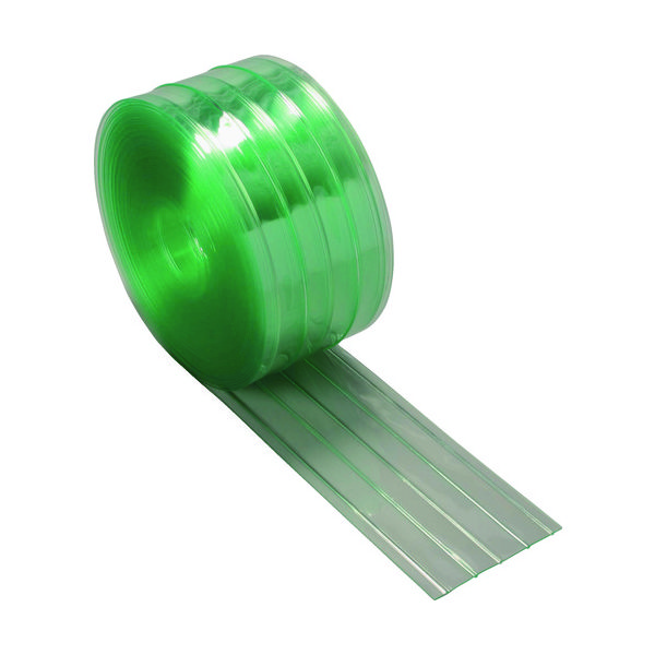 トラスコ中山 TRUSCO ストリップ型リブ付き間仕切りシート 静電透明2X200X30M TSR-220-30 1巻 447-3850（直送品）