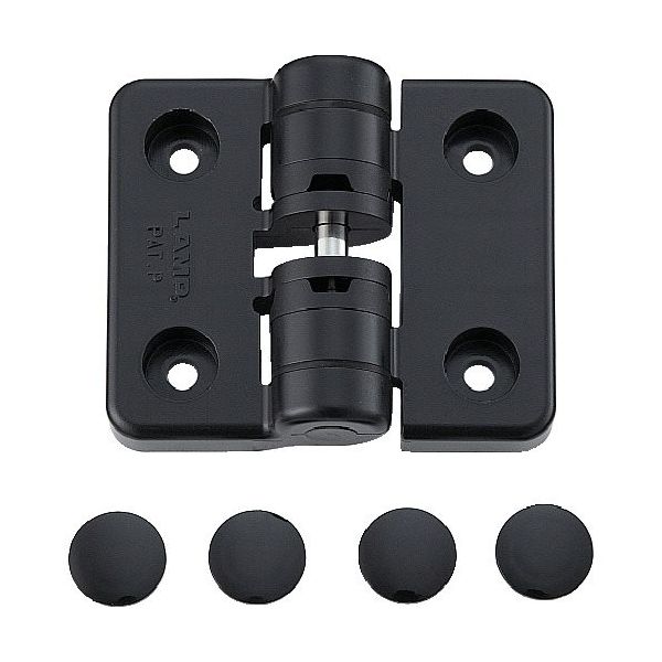 スガツネ工業 SUGATSUNE (170090002)HGーYJ50BL樹脂製ストッパーヒンジ HG-YJ50BL 1個 441-7399（直送品）