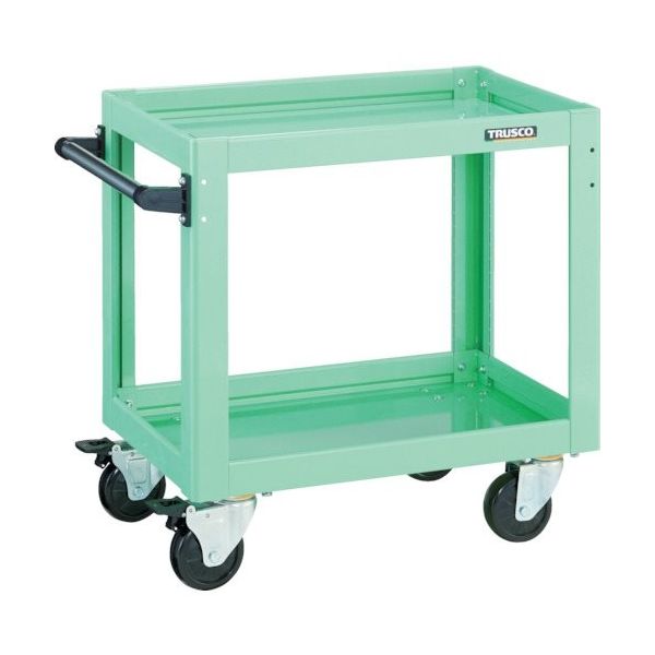 トラスコ中山 TRUSCO ツールワゴン ドルフィン 600X400 4輪自在 ヤンググリーン DLWS-662J-YG 1台（直送品）
